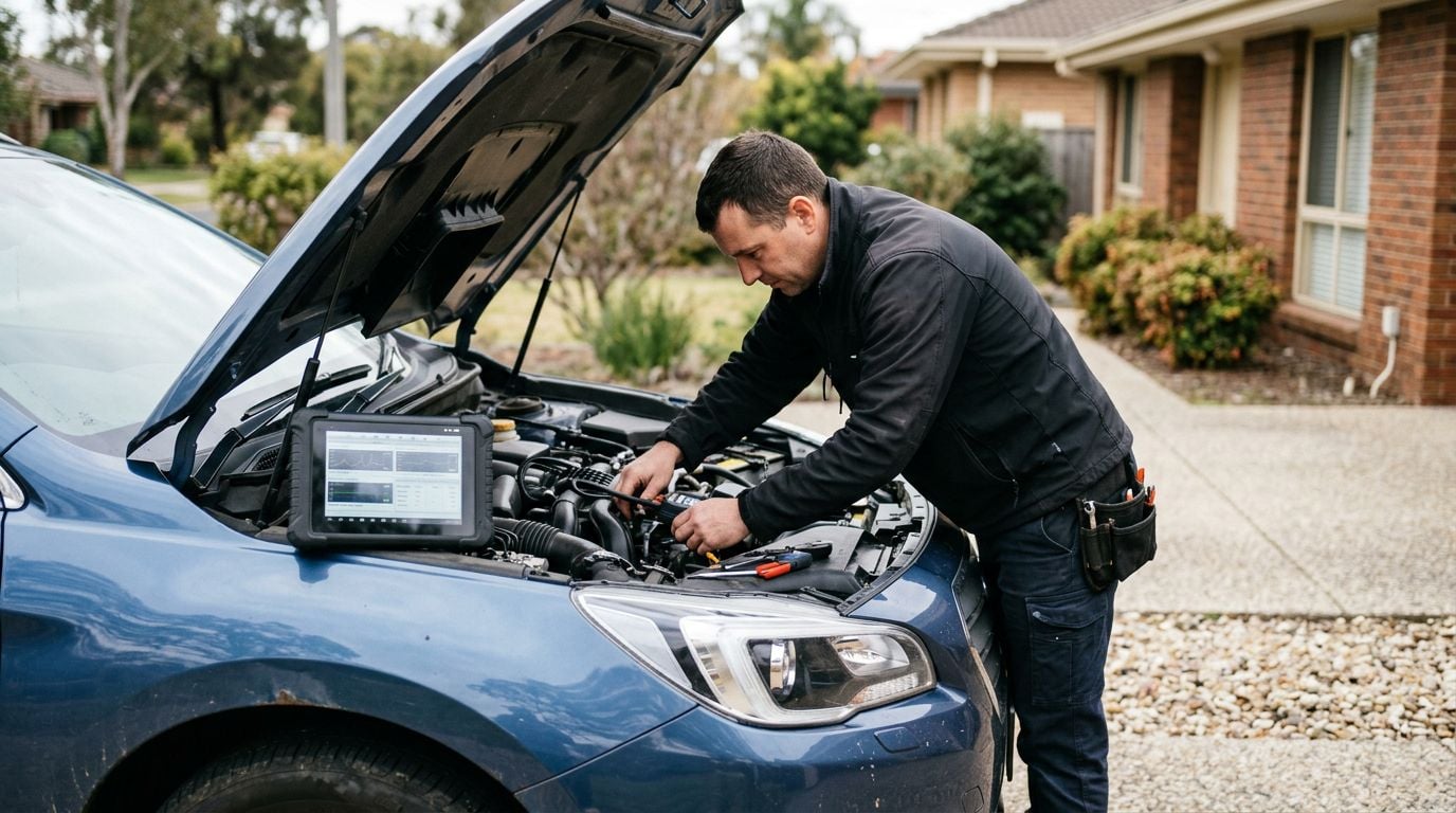 mobile automotive locksmith illustrating Find a Reputable Locksmith in Fort Worth That Specializes in Vehicles: Mobile Key Cutting & Programming