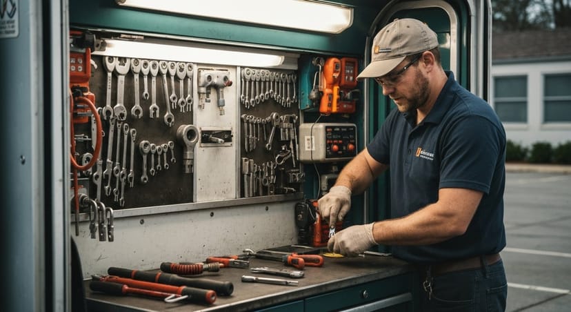 Mobile automotive locksmith quoting car key replacement cost in Fort Worth, Texas