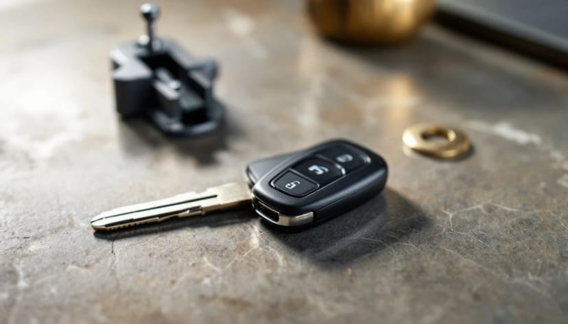 Kia Soul bladed transponder key being cut and programmed by a mobile automotive locksmith in Fort Worth, Texas