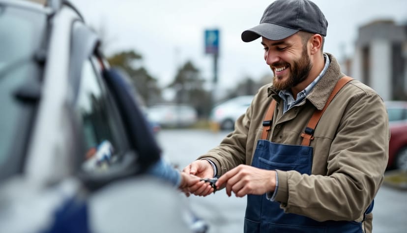mobile automotive locksmith illustrating My Kid Locked the Keys in the Car in Fort Worth TX: Mobile Key Cutting & Programming